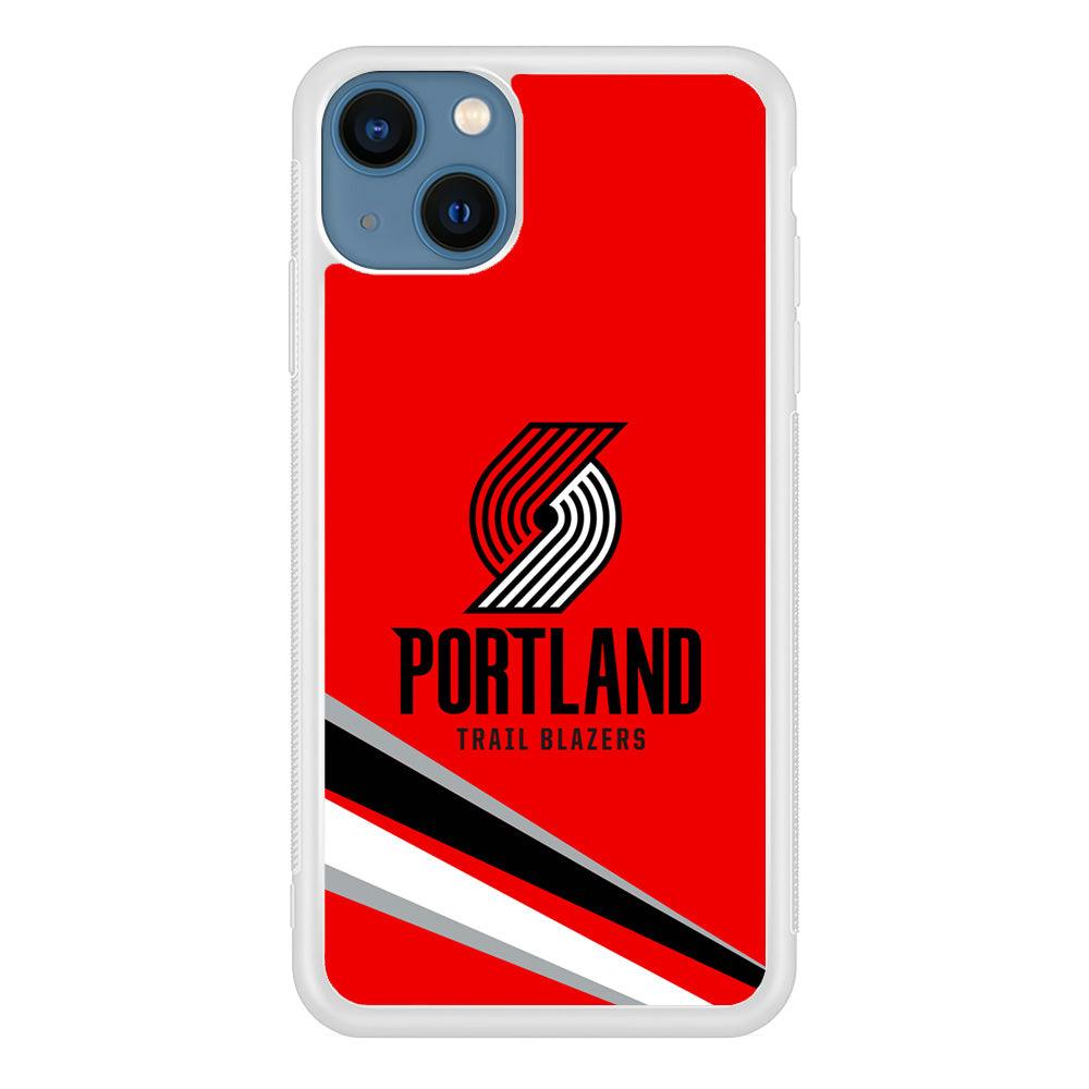 Portland Trail Blazers Alternate of Red Jersey iPhone 15 Plus Case-Oxvistore