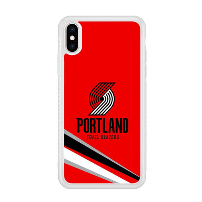 Portland Trail Blazers Alternate of Red Jersey iPhone XS Case-Oxvistore