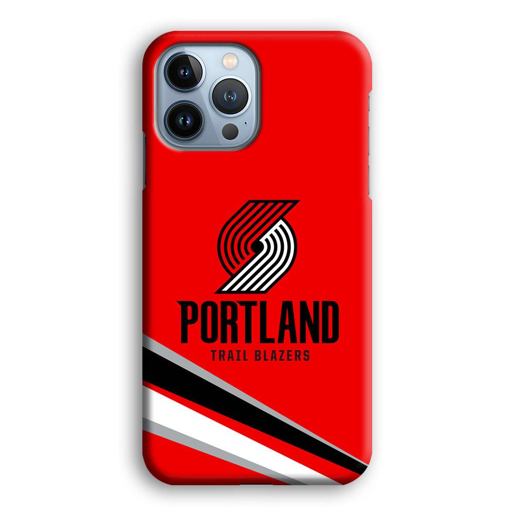 Portland Trail Blazers Alternate of Red Jersey iPhone 14 Pro Case-Oxvistore