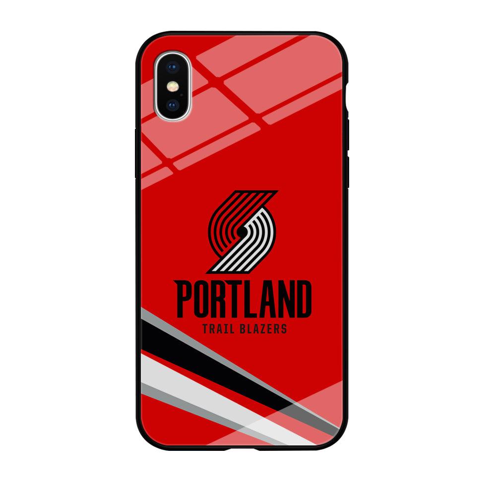 Portland Trail Blazers Alternate of Red Jersey iPhone XS Case-Oxvistore