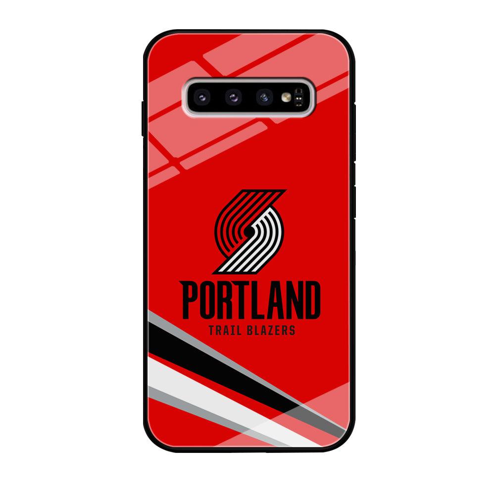 Portland Trail Blazers Alternate of Red Jersey Samsung Galaxy S10 Plus Case-Oxvistore