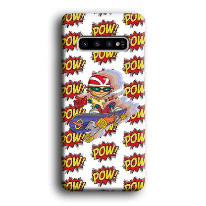 Pow Pow Skate Shadow Samsung Galaxy S10 Case-Oxvistore