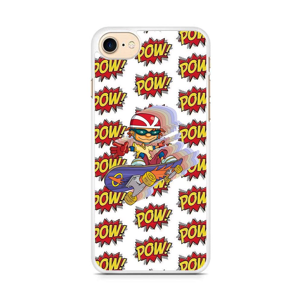 Pow Pow Skate Shadow iPhone 8 Case-Oxvistore