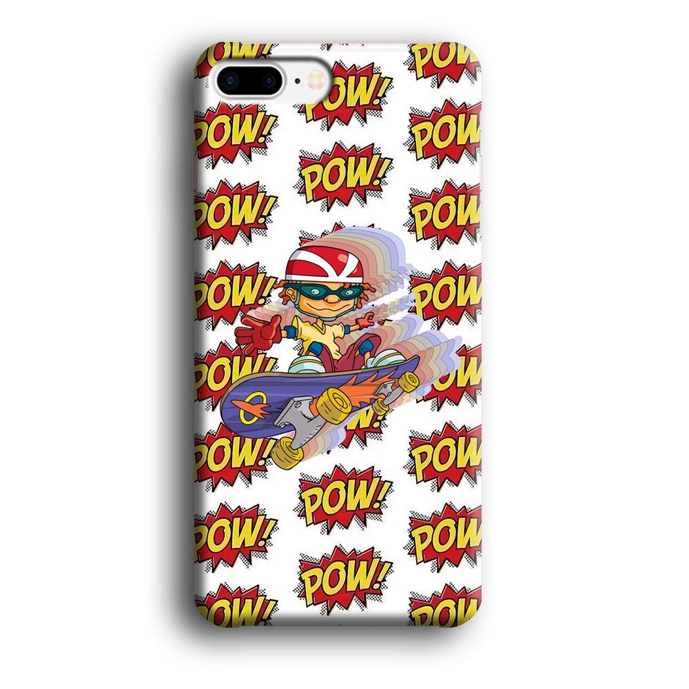 Pow Pow Skate Shadow iPhone 7 Plus Case-Oxvistore