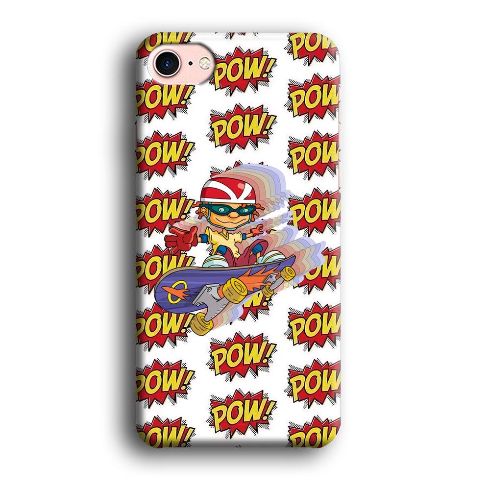 Pow Pow Skate Shadow iPhone 8 Case-Oxvistore