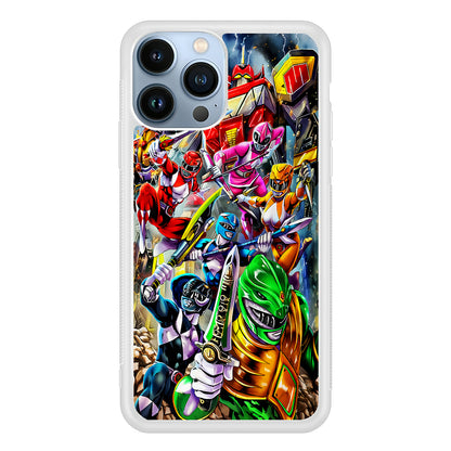 Power Rangers Squad 2D Rubber Phone Case