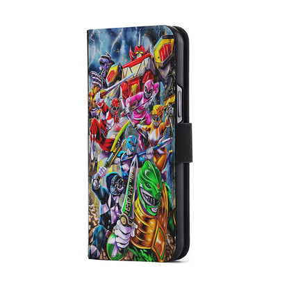 Power Rangers Squad Flip Wallet Phone Case