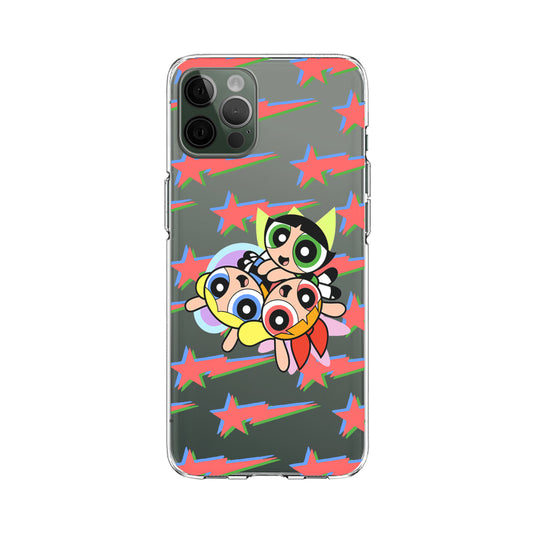 Powerpuff Girls Invincible Team Clear Soft Case