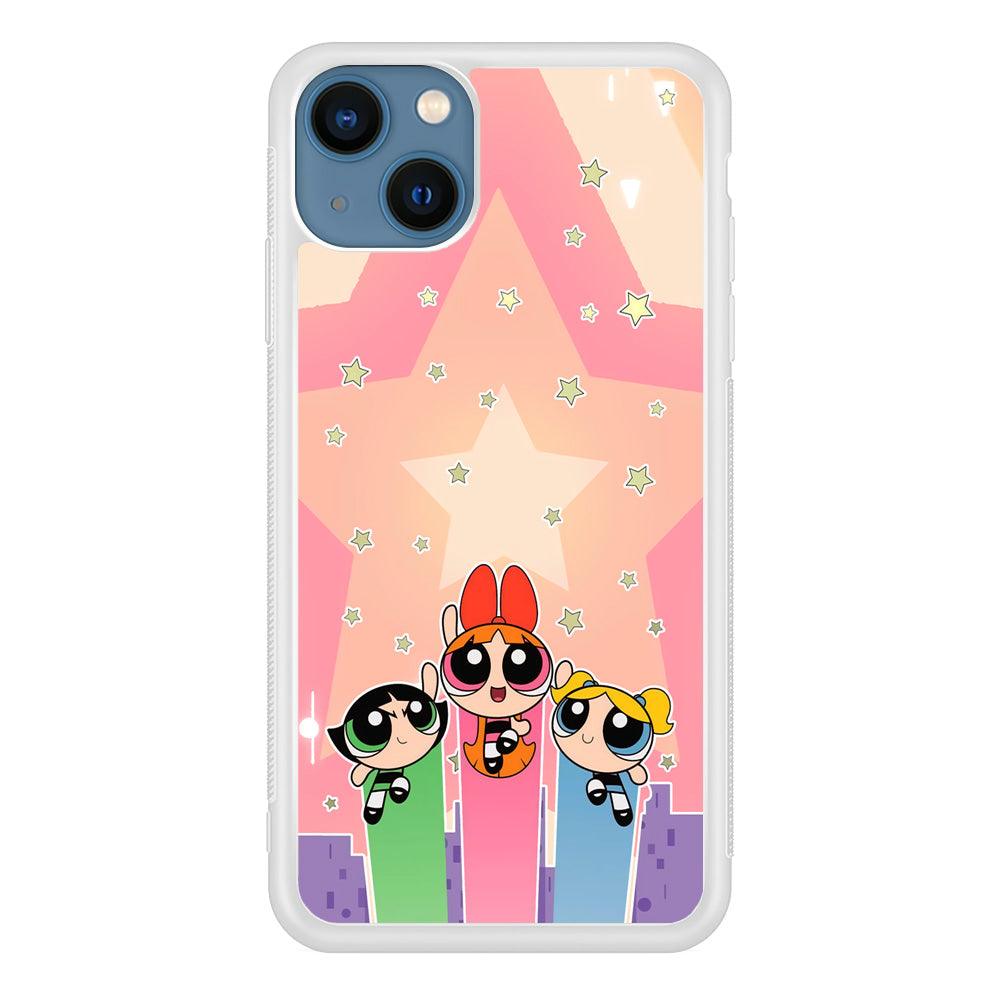 Powerpuff Girls Jump Into Universe iPhone 15 Plus Case-Oxvistore