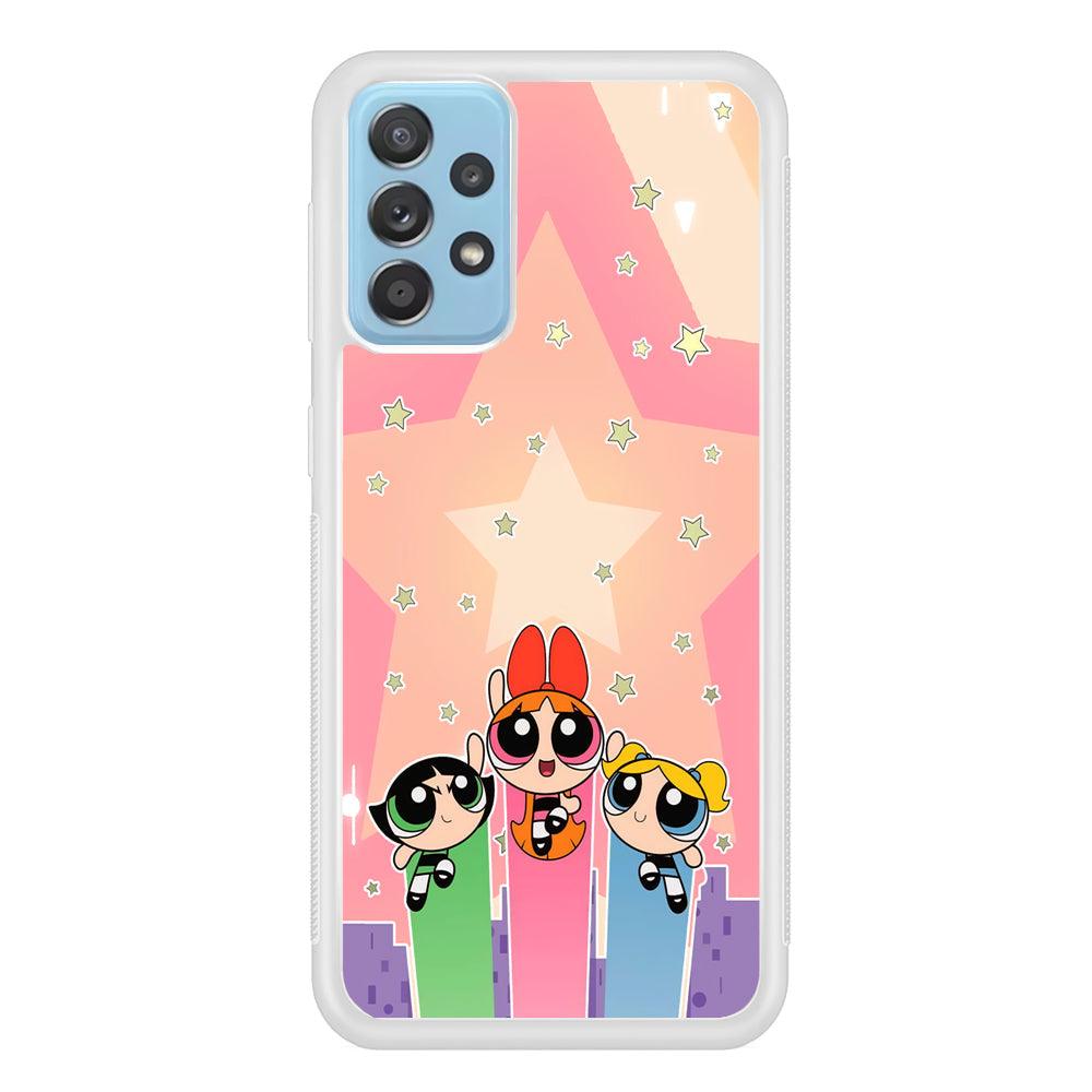 Powerpuff Girls Jump Into Universe Samsung Galaxy A52 Case-Oxvistore