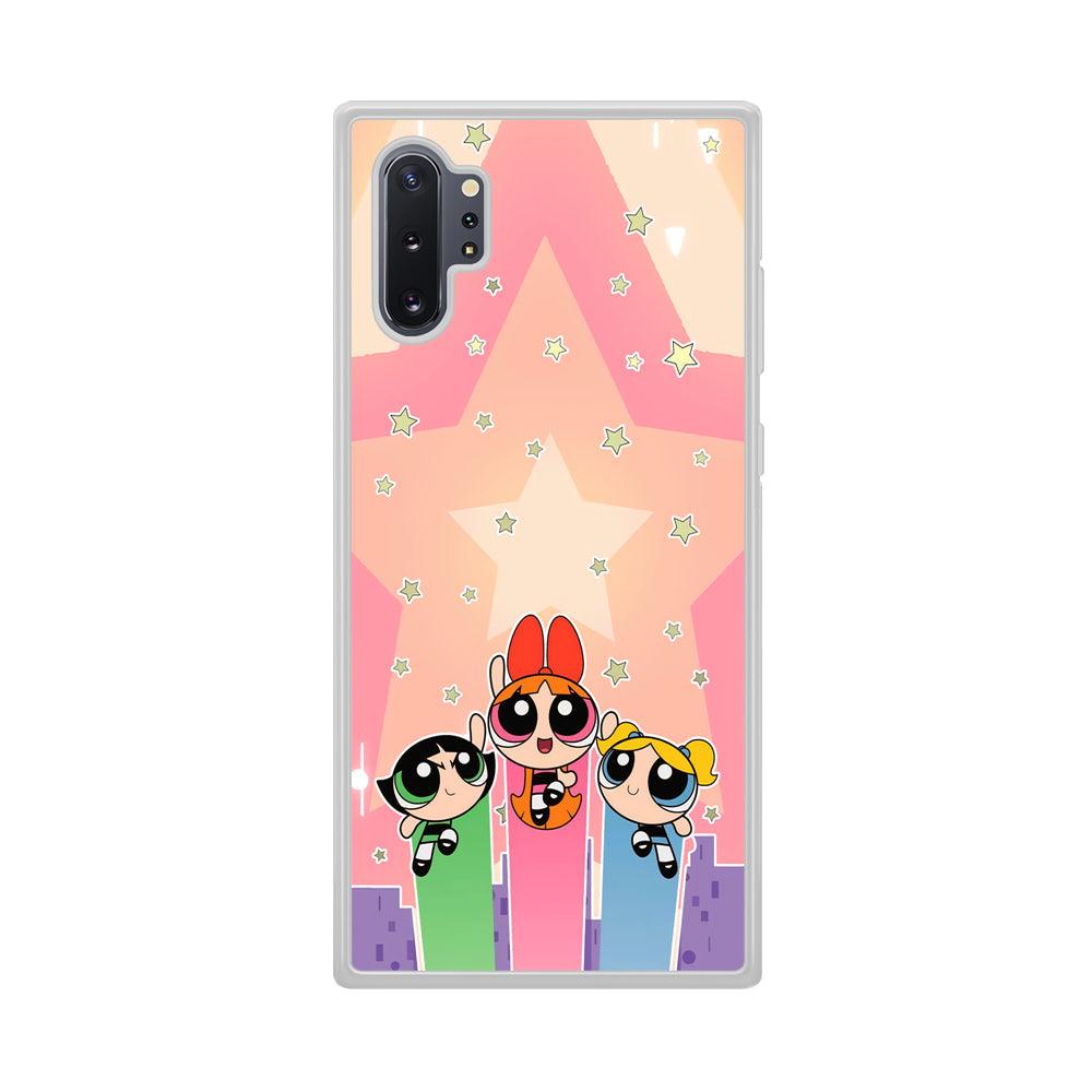 Powerpuff Girls Jump Into Universe Samsung Galaxy Note 10 Plus Case-Oxvistore