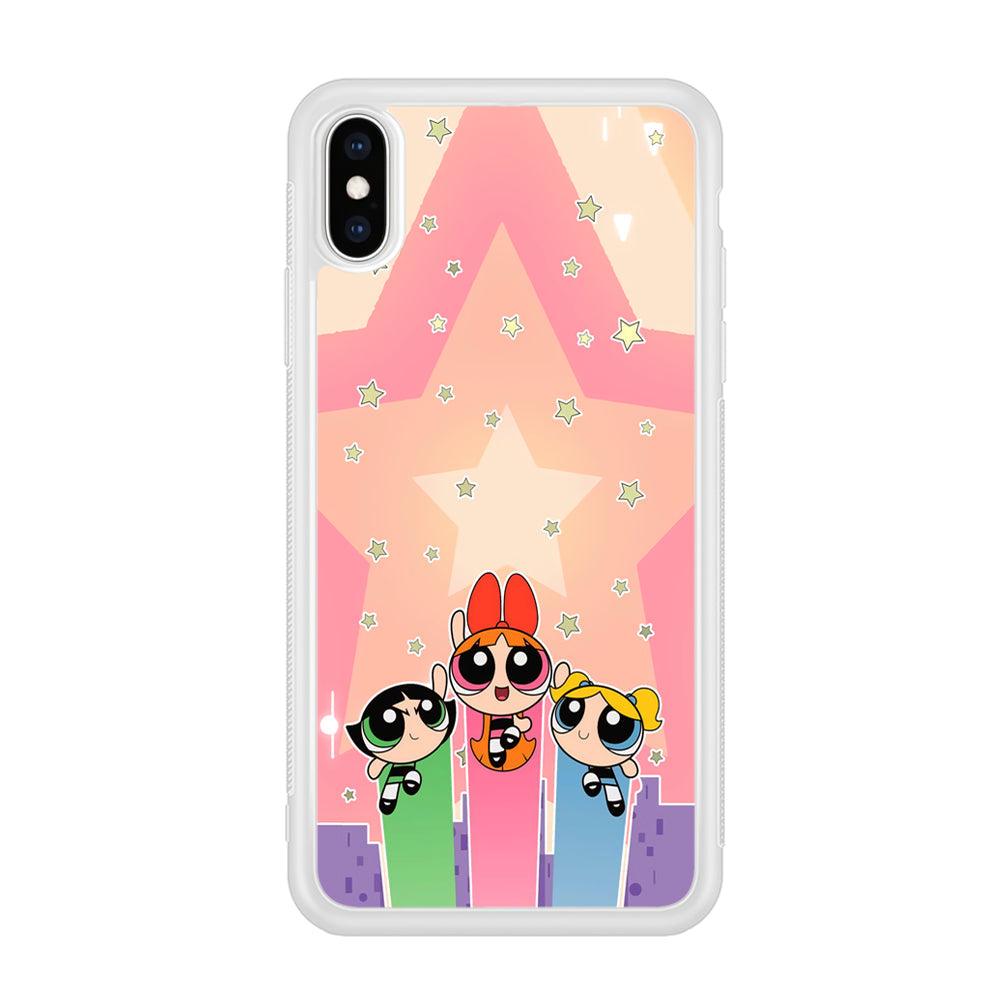 Powerpuff Girls Jump Into Universe iPhone Xs Max Case-Oxvistore