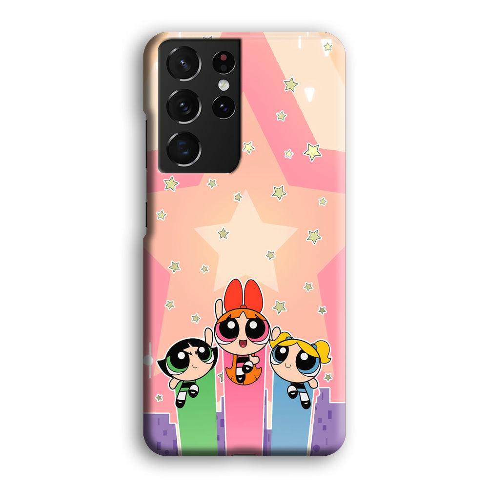 Powerpuff Girls Jump Into Universe Samsung Galaxy S21 Ultra Case-Oxvistore