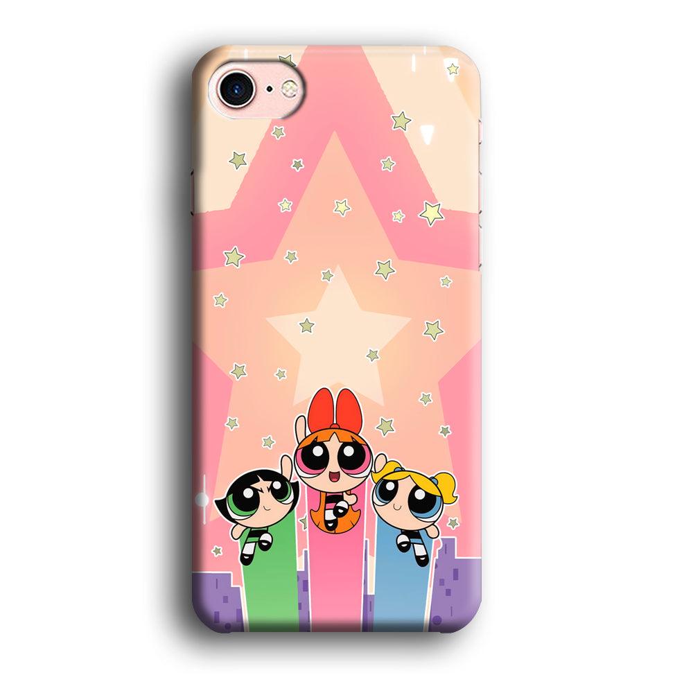 Powerpuff Girls Jump Into Universe iPhone 8 Case-Oxvistore