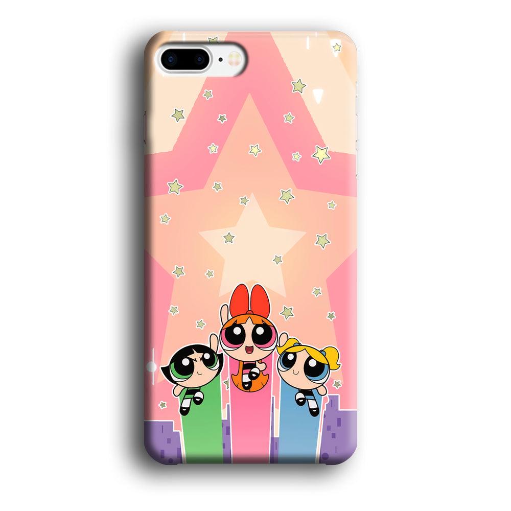 Powerpuff Girls Jump Into Universe iPhone 8 Plus Case-Oxvistore