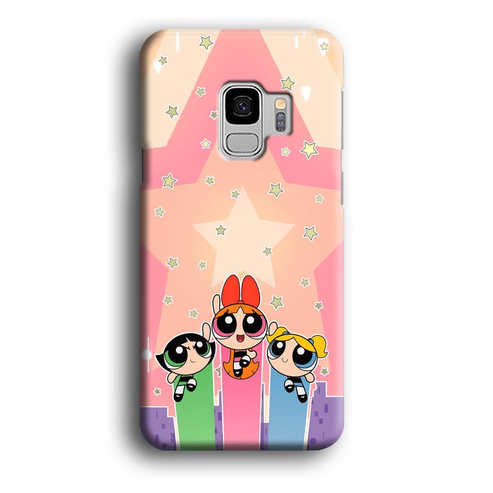 Powerpuff Girls Jump Into Universe Samsung Galaxy S9 Case-Oxvistore