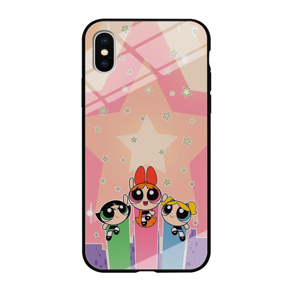 Powerpuff Girls Jump Into Universe iPhone Xs Max Case-Oxvistore