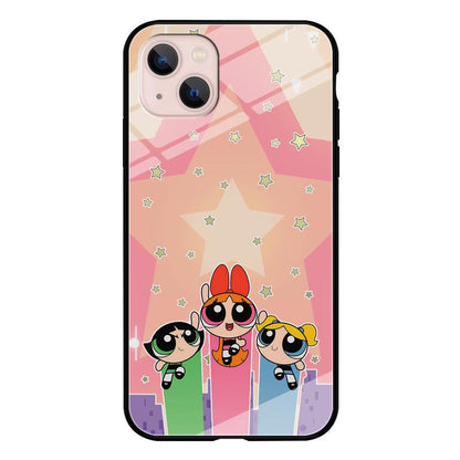 Powerpuff Girls Jump Into Universe iPhone 14 Plus Case-Oxvistore