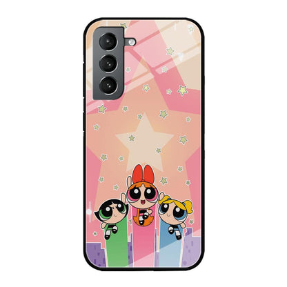 Powerpuff Girls Jump Into Universe Samsung Galaxy S21 Case-Oxvistore