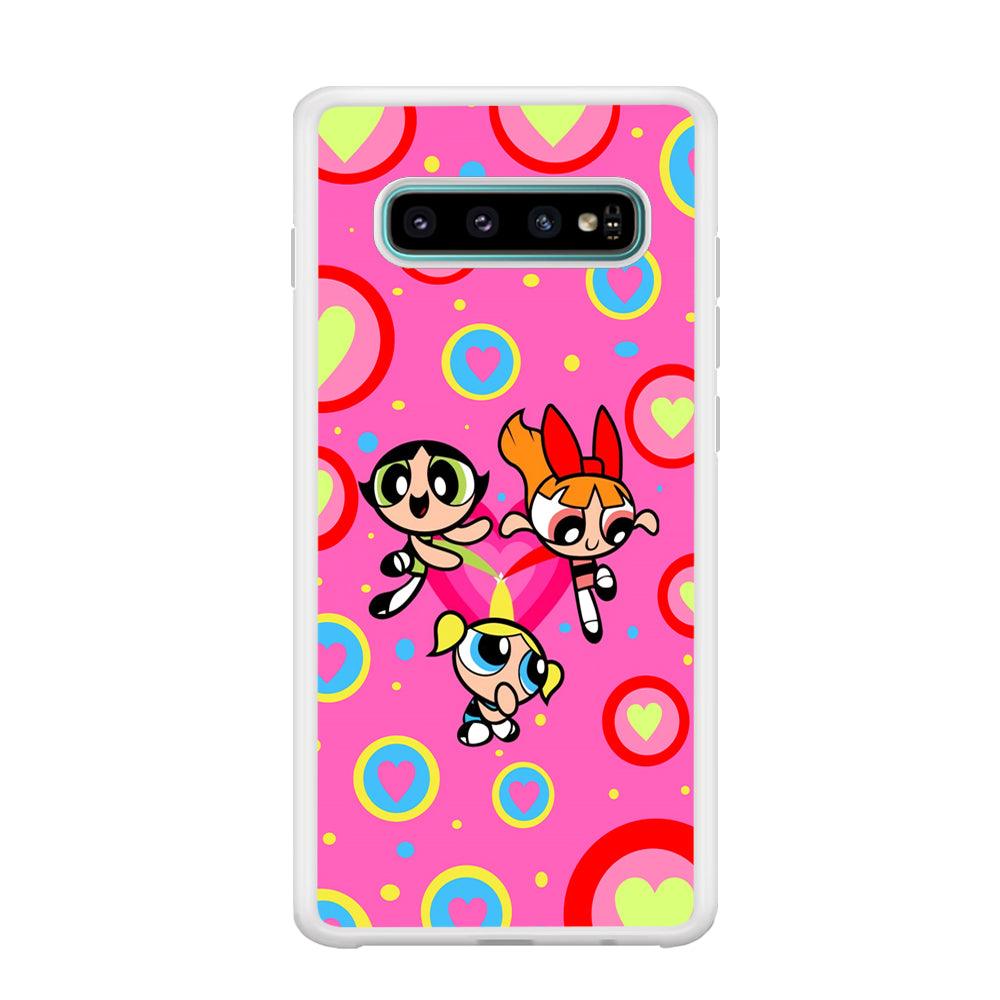 Powerpuff Girls Love Strength Samsung Galaxy S10 Plus Case-Oxvistore