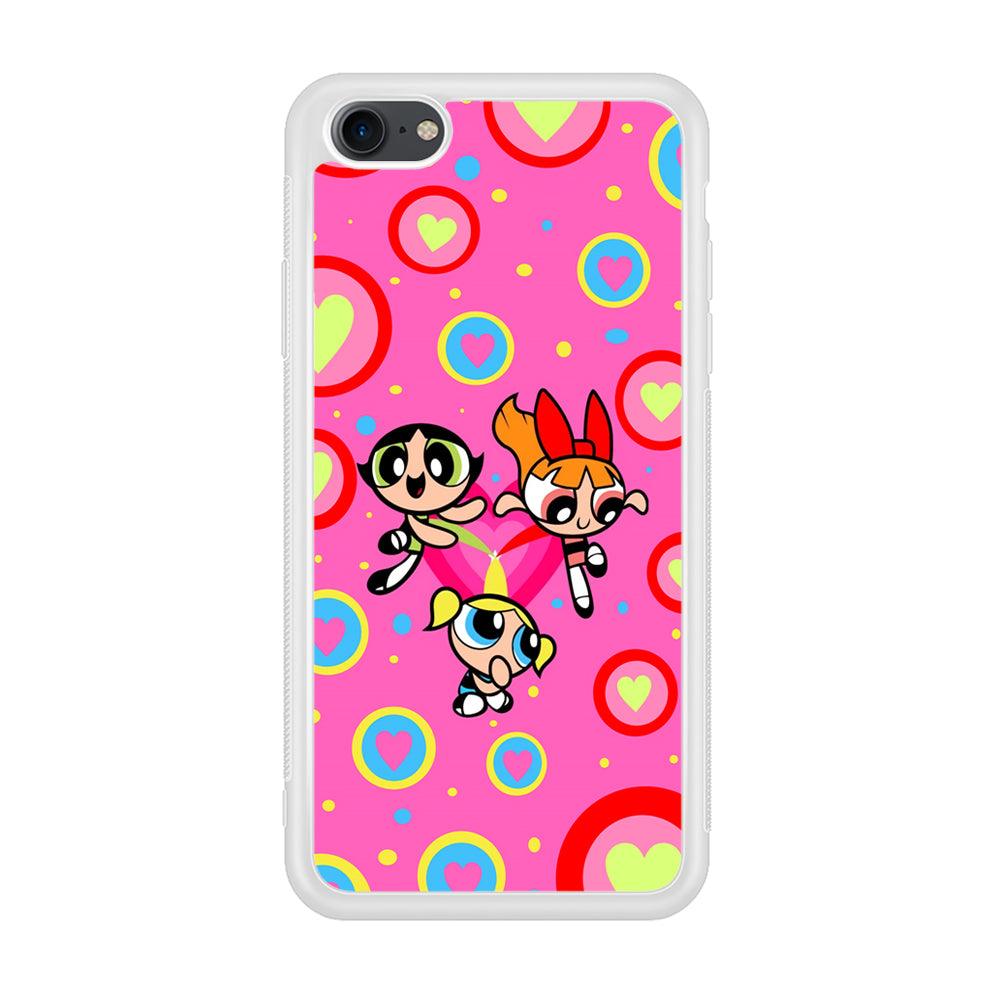 Powerpuff Girls Love Strength iPhone 8 Case-Oxvistore