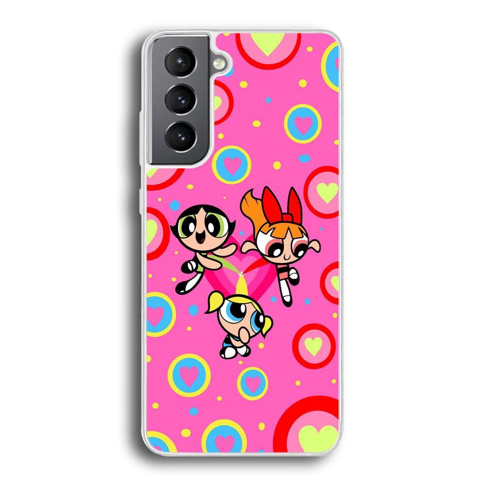 Powerpuff Girls Love Strength Samsung Galaxy S21 Case-Oxvistore