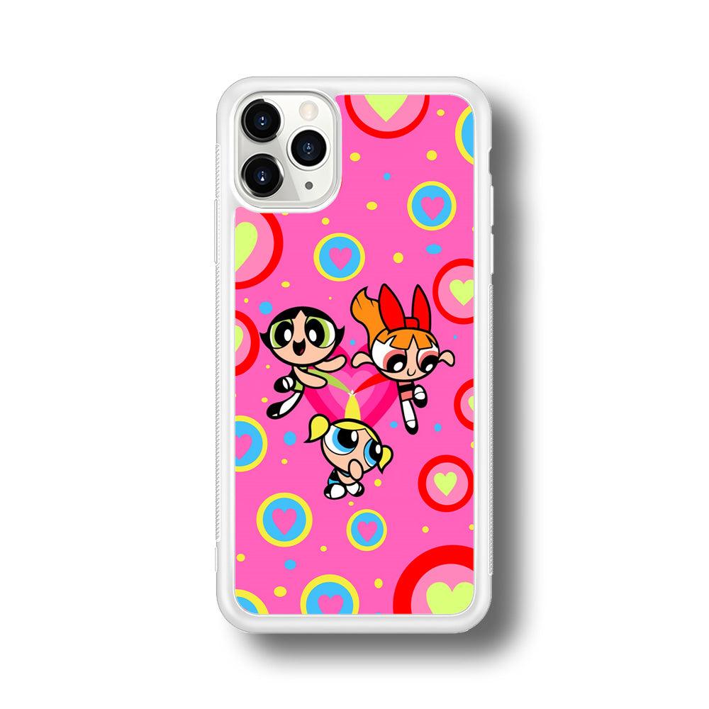 Powerpuff Girls Love Strength iPhone 11 Pro Case-Oxvistore