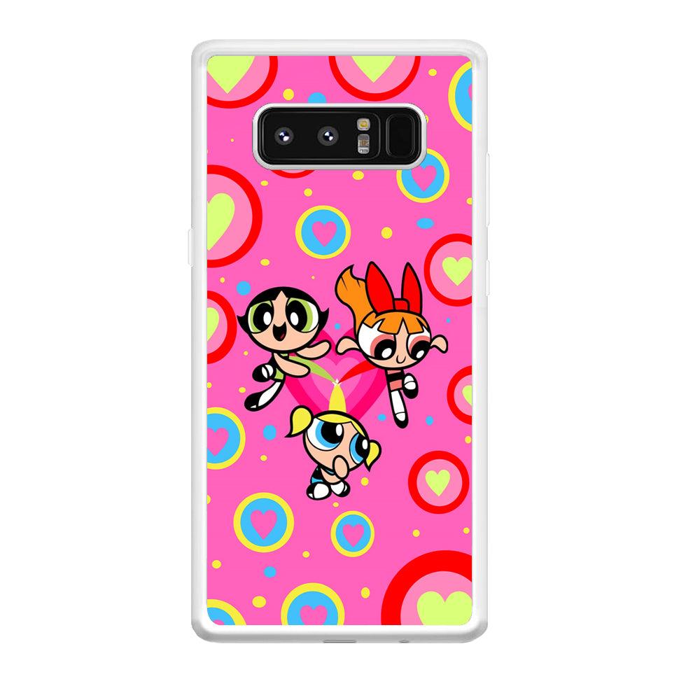 Powerpuff Girls Love Strength Samsung Galaxy Note 8 Case-Oxvistore