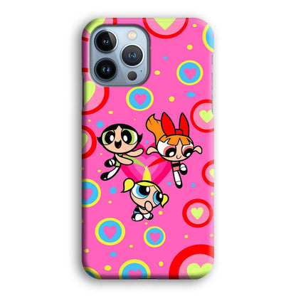 Powerpuff Girls Love Strength iPhone 14 Pro Max Case-Oxvistore