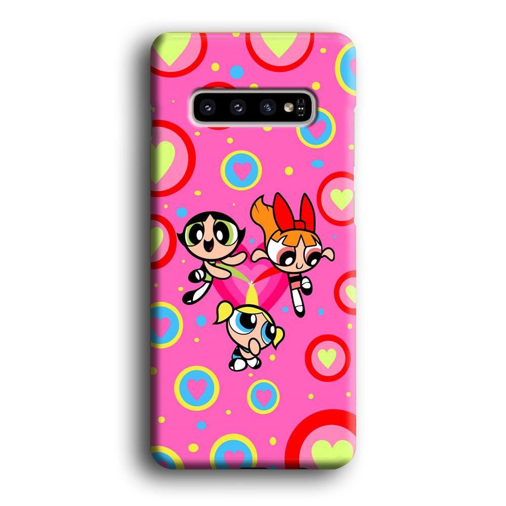 Powerpuff Girls Love Strength Samsung Galaxy S10 Plus Case-Oxvistore