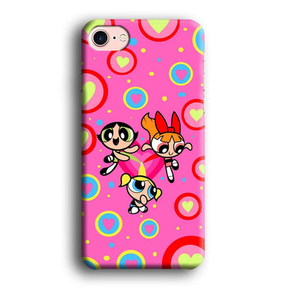 Powerpuff Girls Love Strength iPhone 8 Case-Oxvistore