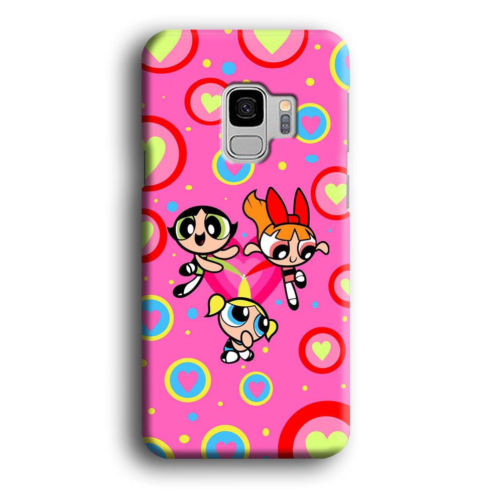 Powerpuff Girls Love Strength Samsung Galaxy S9 Case-Oxvistore