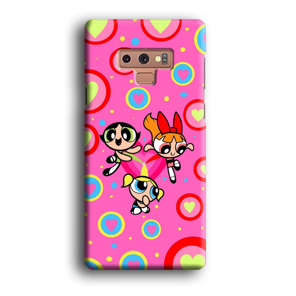 Powerpuff Girls Love Strength Samsung Galaxy Note 9 Case-Oxvistore