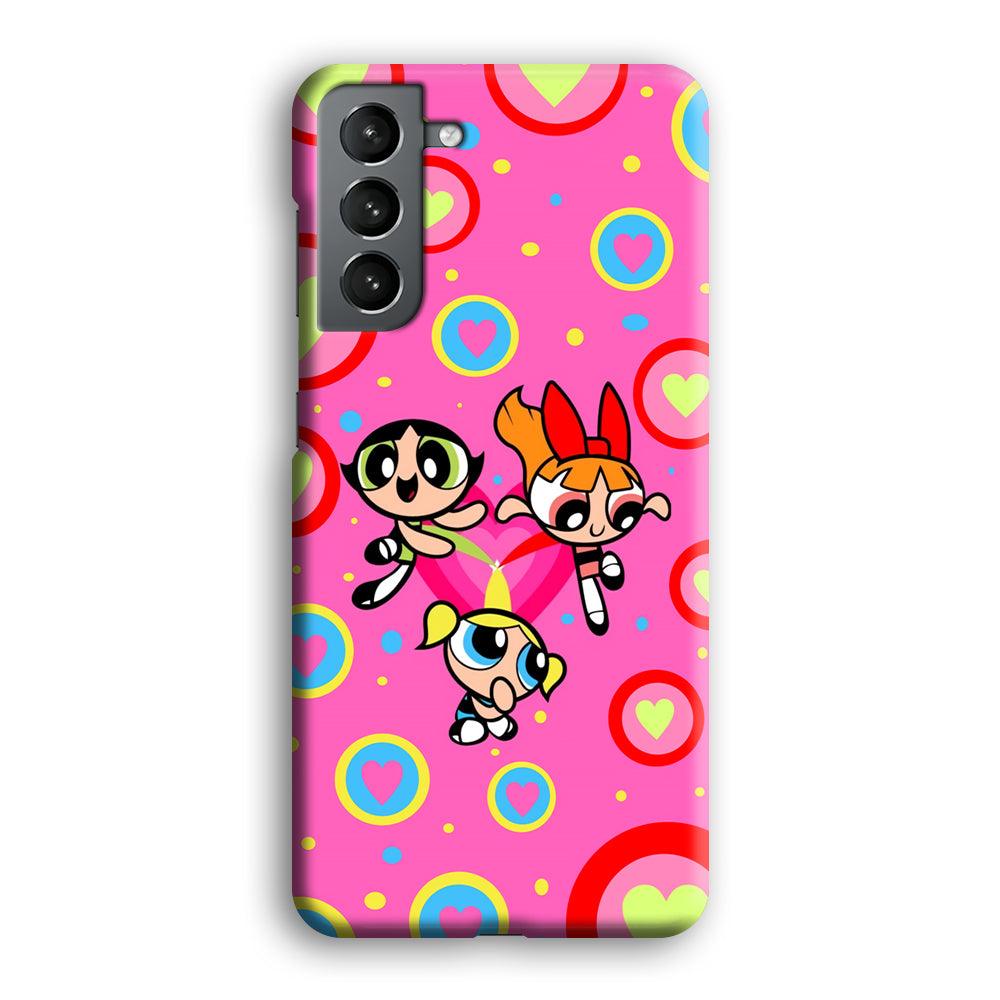 Powerpuff Girls Love Strength Samsung Galaxy S21 Plus Case-Oxvistore