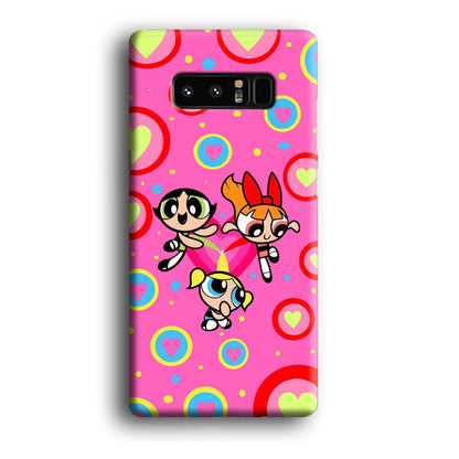 Powerpuff Girls Love Strength Samsung Galaxy Note 8 Case-Oxvistore