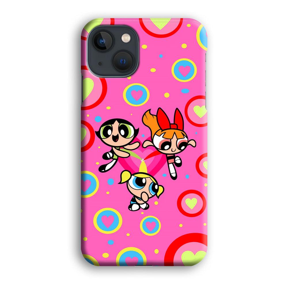 Powerpuff Girls Love Strength iPhone 13 Case-Oxvistore