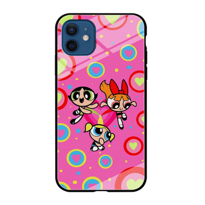 Powerpuff Girls Love Strength iPhone 12 Case-Oxvistore