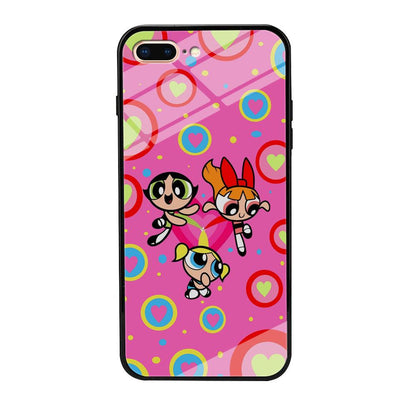 Powerpuff Girls Love Strength iPhone 8 Plus Case-Oxvistore