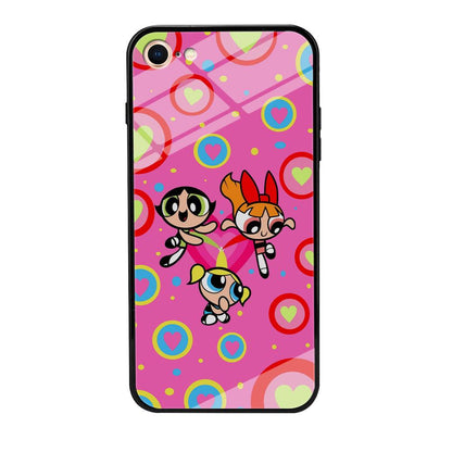 Powerpuff Girls Love Strength iPhone 8 Case-Oxvistore