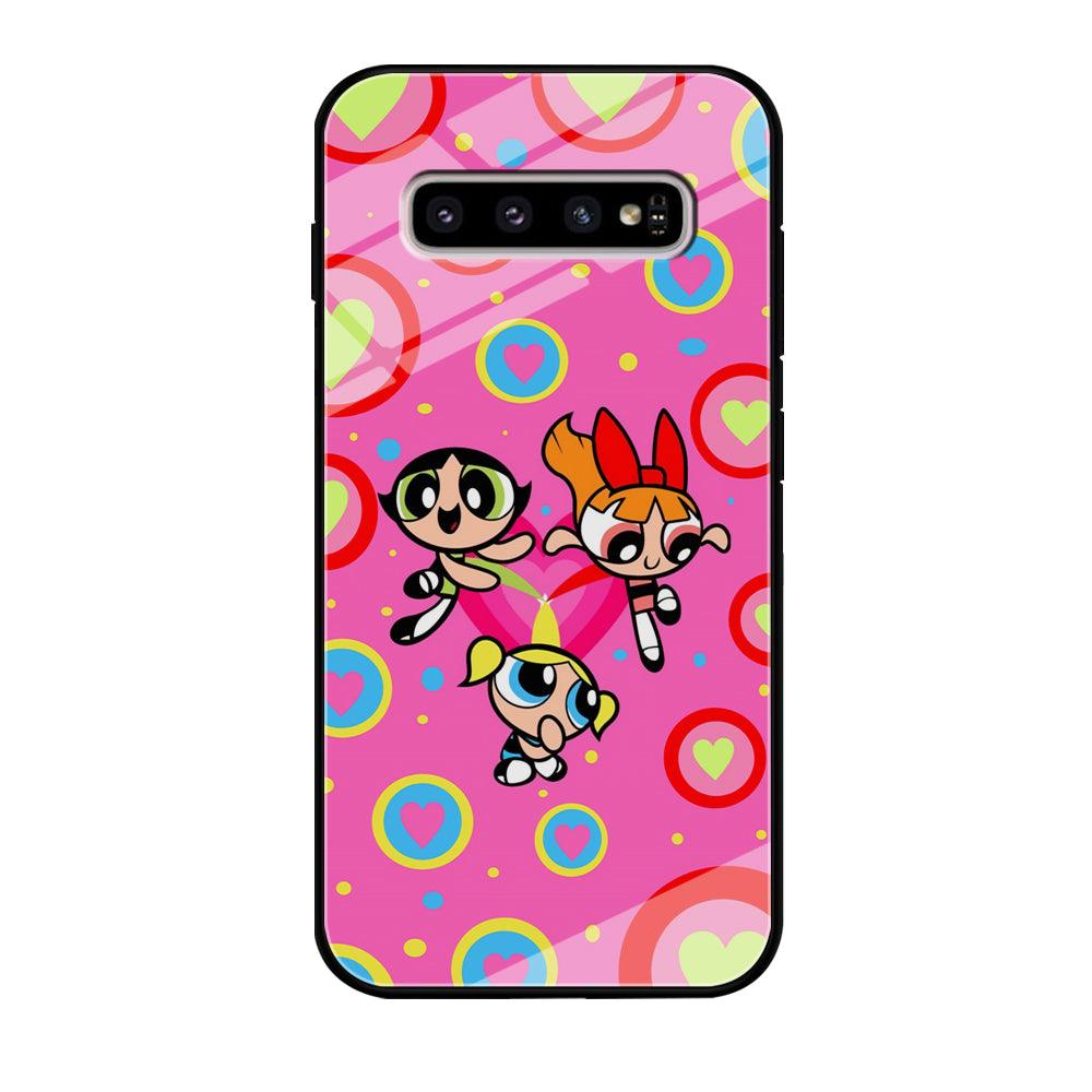 Powerpuff Girls Love Strength Samsung Galaxy S10 Case-Oxvistore