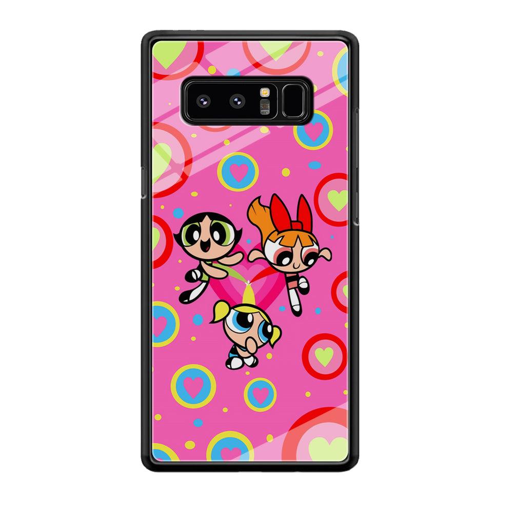 Powerpuff Girls Love Strength Samsung Galaxy Note 8 Case-Oxvistore