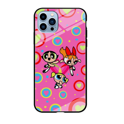 Powerpuff Girls Love Strength iPhone 12 Pro Case-Oxvistore