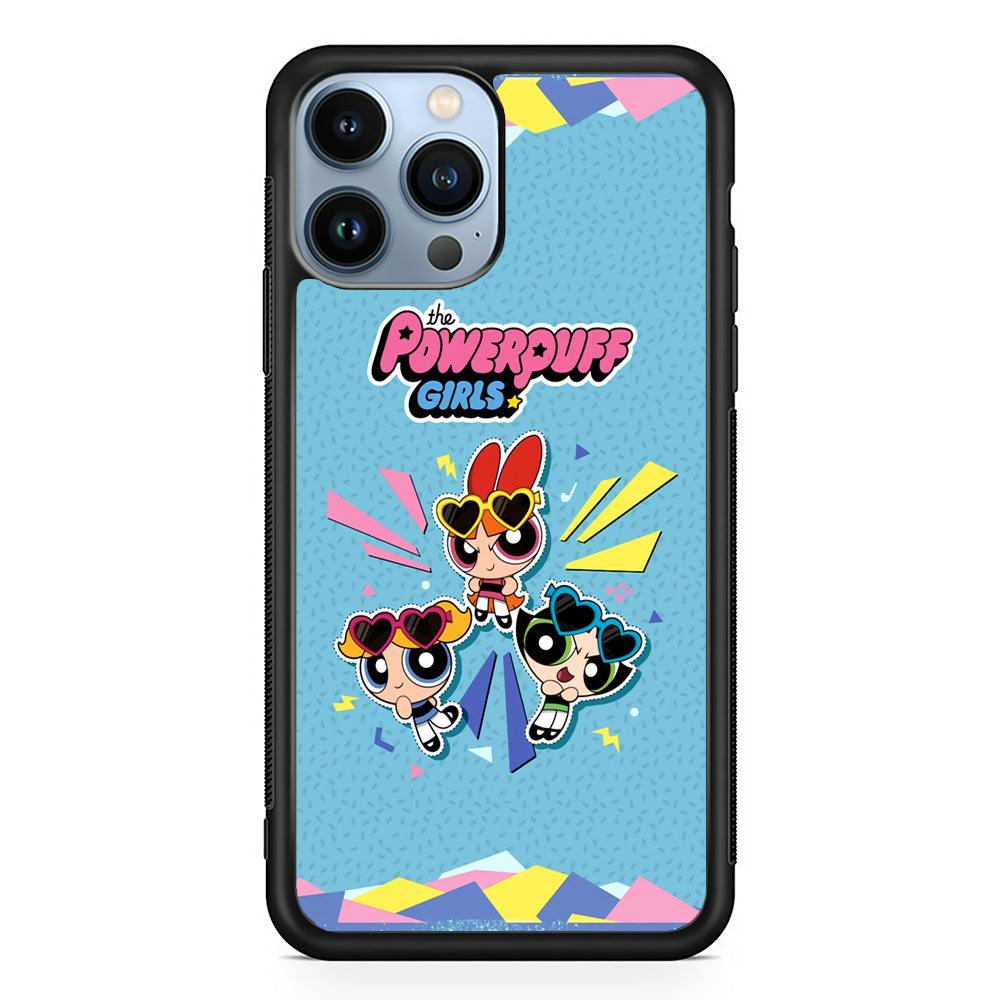 Powerpuff Girls The Protector iPhone 14 Pro Case-Rubber Black (2D Case)-Oxvistore