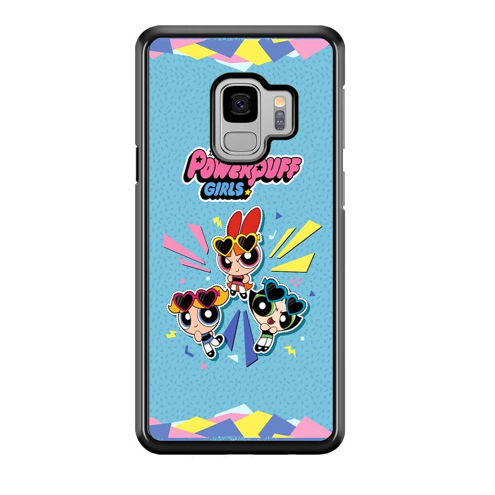 Powerpuff Girls The Protector Samsung Galaxy S9 Case-Rubber Black (2D Case)-Oxvistore