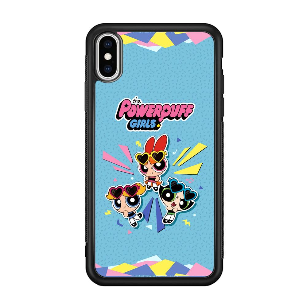 Powerpuff Girls The Protector iPhone Xs Max Case-Rubber Black (2D Case)-Oxvistore