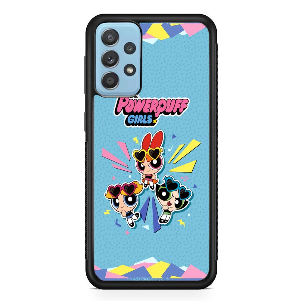 Powerpuff Girls The Protector Samsung Galaxy A72 Case-Rubber Black (2D Case)-Oxvistore