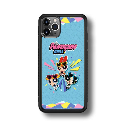 Powerpuff Girls The Protector iPhone 11 Pro Max Case-Rubber Black (2D Case)-Oxvistore