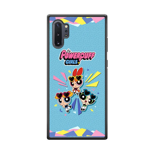 Powerpuff Girls The Protector Samsung Galaxy Note 10 Plus Case-Rubber Black (2D Case)-Oxvistore