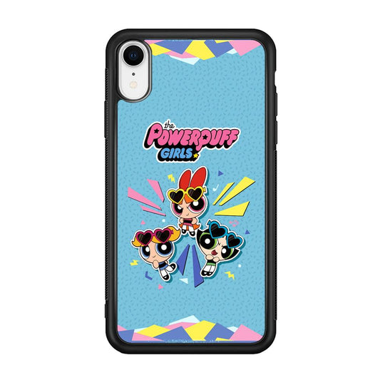 Powerpuff Girls The Protector iPhone XR Case-Rubber Black (2D Case)-Oxvistore