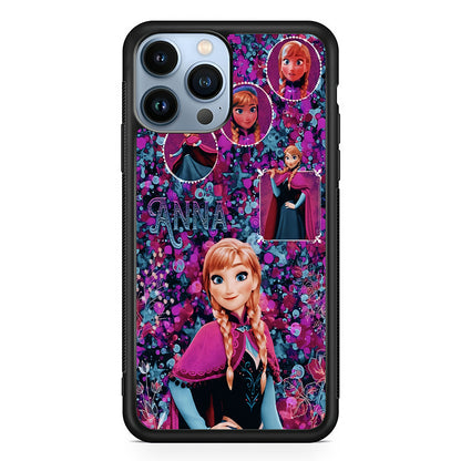 Princess Anna Frozen Art 2D Rubber Phone Case